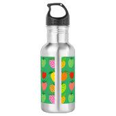 Farbige Früchte Edelstahlflasche (Rückseite)