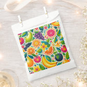 Farbige Früchte Geschenktütchen (Ausgeschnitten)