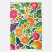 Farbige Früchte Geschirrtuch (Vertikal)