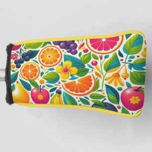Farbige Früchte Golf Headcover