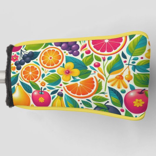 Farbige Früchte Golf Headcover (Vorderseite)