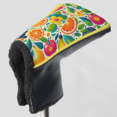 Farbige Früchte Golf Headcover (3/4 Vorderseite)