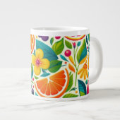 Farbige Früchte Jumbo-Tasse (Vorderseite Rechts)