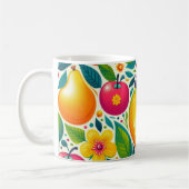Farbige Früchte Kaffeetasse (Links)