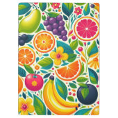 Farbige Früchte Klemmbrett (Rückseite)