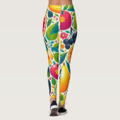 Farbige Früchte Leggings (Rückseite)
