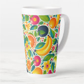 Farbige Früchte Milchtasse (Rechte Ecke)