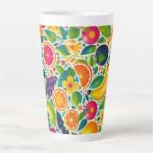 Farbige Früchte Milchtasse (Vorderseite)