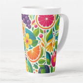 Farbige Früchte Milchtasse (Rechte Ecke)