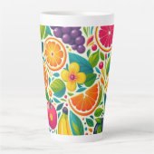 Farbige Früchte Milchtasse (Vorderseite)