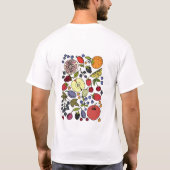 "Farbige Früchte-Mischung" T-Shirt (Rückseite)