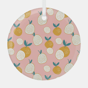 Farbige Früchte, nahtlose Hintergrundmuster. Ornament Aus Glas