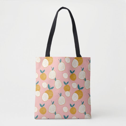 Farbige Früchte, nahtlose Hintergrundmuster. Tasche (Vorderseite)