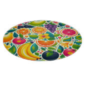 Farbige Früchte Schneidebrett (Ecke)