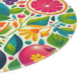 Farbige Früchte Schneidebrett (Ecke)