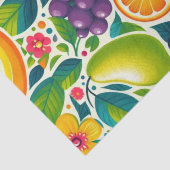 Farbige Früchte Seidenpapier (Detail)