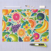 Farbige Früchte Seidenpapier (Handwerk)