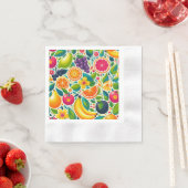 Farbige Früchte Serviette (Beispiel)