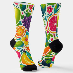 Farbige Früchte Socken