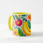 Farbige Früchte Tasse (Vorderseite Links)