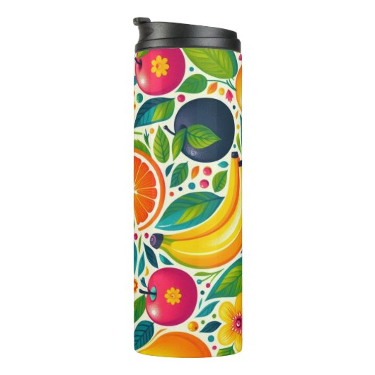 Farbige Früchte Thermosbecher (Nach rechts gedreht)