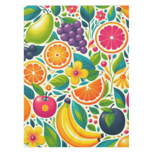 Farbige Früchte Tischdecke