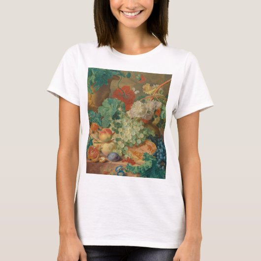 Farbige Früchte und Gemüse T-Shirt (Vorderseite)