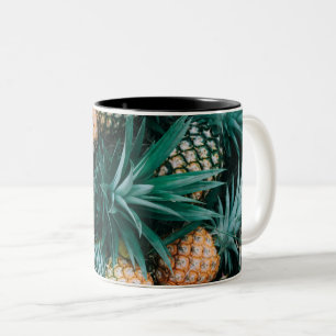 Farbige Früchte und Gemüse Zweifarbige Tasse
