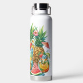 FARBIGE FRUCHTIGE SOMMERGETRÄNKE & FRÜCHTE TRINKFLASCHE (Rückseite)