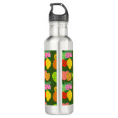 Farbige Fruchtmuster Edelstahlwasserkot Edelstahlflasche (Rückseite)