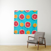 Farbige Fruchtmuster, frisch orange und grapefisch Wandteppich (Beispiel (Horizontal))