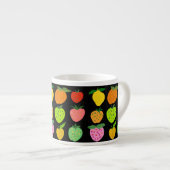 Farbige Fruchtmuster Knochen China Tasse (Vorderseite Rechts)