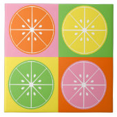 Farbige Fruchtsaft Fliese (Vorderseite)