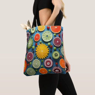 Farbige Fruchtstückchen Tasche