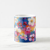 Farbige FrühlingsBlume Keramik Tasse (Mittel)