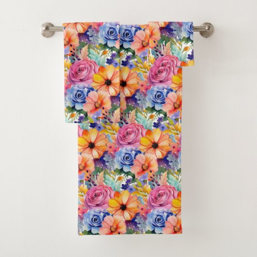 Farbige Frühlingsblumen Blumenstrauß Set (Insitu)