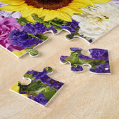 Farbige Frühlingsblumen Blumenzwiebeln Foto Puzzle (Seite)