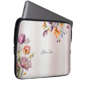 Farbige Frühlingsblumen Laptop-Sieb Laptopschutzhülle (Vorne Rechts)