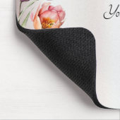 Farbige Frühlingsblumen Mousepad (Ecke)