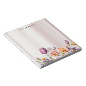 Farbige Frühlingsblumen Notepad Notizblock (angewinkelt)