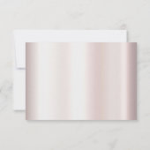 Farbige Frühlingsblumen RSVP-Karte RSVP Karte (Rückseite)