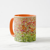 Farbige Frühlingsblumen Tasse (Vorderseite Links)