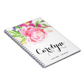 Farbige Frühlingsblütenhose nach Maß Notizblock (Rechte Seite)