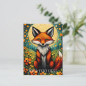 Farbige Frühlingsflorenfockenmalerei Postkarte (Stehend Vorderseite)