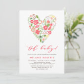 Farbige Frühlingshitze Einladung (Stehend Vorderseite)