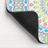 Farbige Frühlingsmandala-Medaillons Mousepad (Ecke)