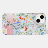 Farbige Frühlingsmischerei-Wildblume Case-Mate iPhone Hülle (Rückseite (Horizontal))