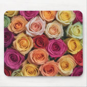 Farbige FrühlingsRose Mousepad (Vorne)