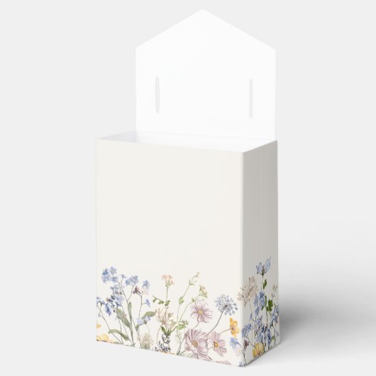 Farbige Frühlingssonne Wildblume Wiese Brautparty Geschenkschachtel (Geöffnet)