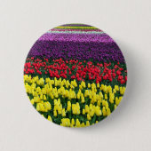 Farbige Frühlingstüppchen Button (Vorderseite)